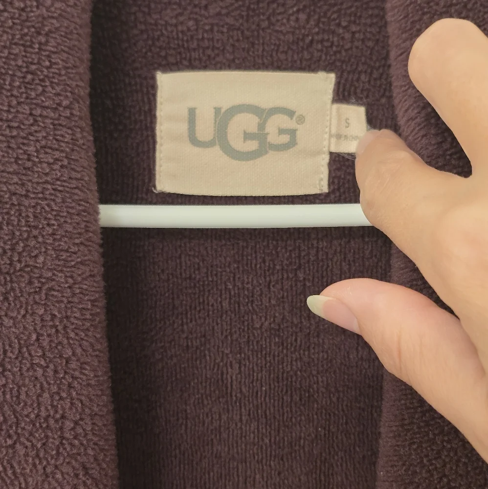 UGG Women's Deep Burgundy Robe - Picture 2 of 4